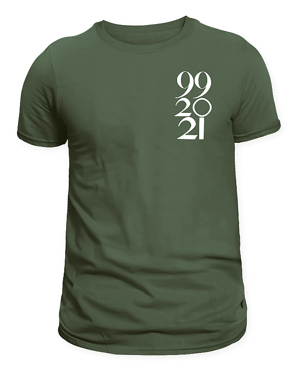 CAMISETA '99 20 21' - VERDE MUSGO