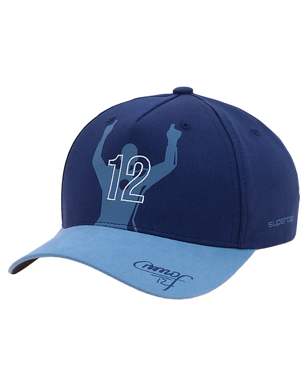 BONÉ ESTRUTURADO 12 AZUL ABA CURVA SÃO MARCOS SEP