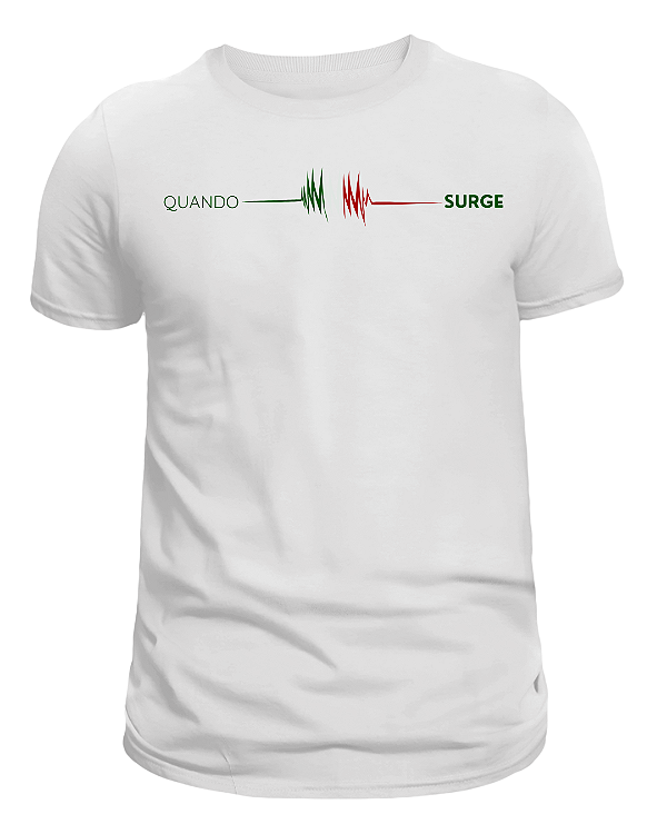 CAMISETA 'QUANDO SURGE' - BRANCA