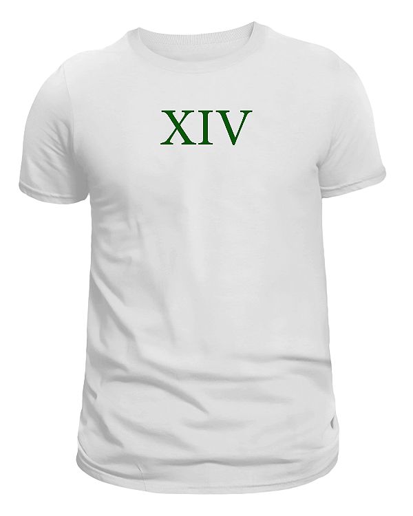 CAMISETA 'XIV' - BRANCA