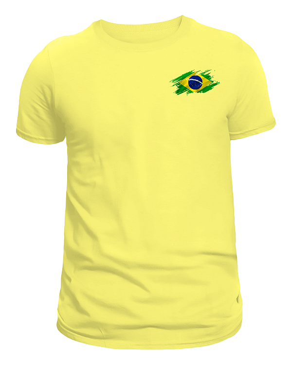 CAMISETA SABE SER BRASILEIRO – AMARELA