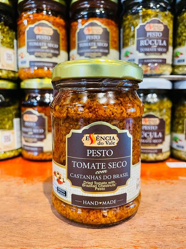 Pesto de Tomate Seco com Castanhas do Brasil