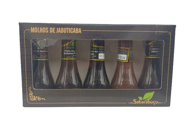 Kit C/ 5 Molhos de Jabuticaba