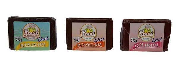 Doce Diet em Tablete - Vovó de São Lourenço (Diversos Sabores)
