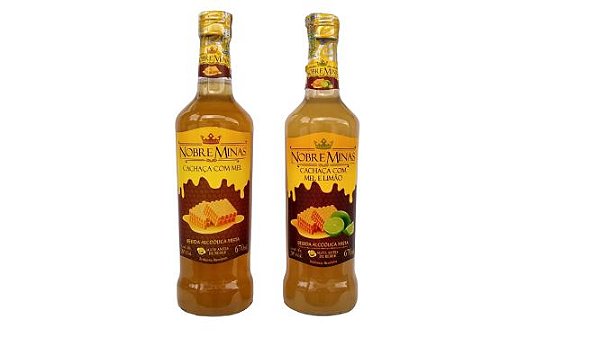 Cachaça Nobre Minas C/ Fruta - 670ml ou 275ml (Diversos Sabores)