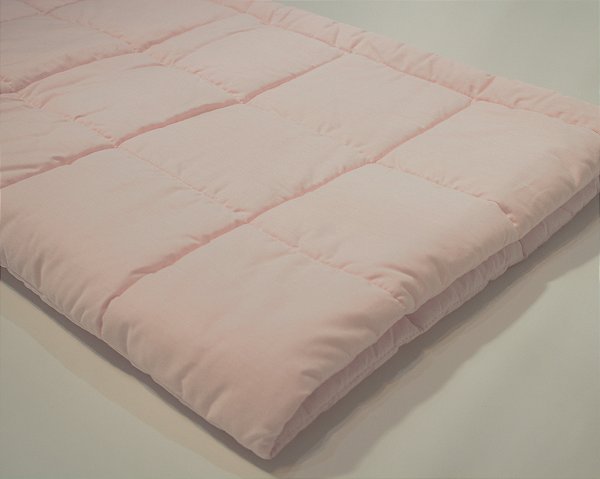 Edredom Em Tecido - Rosa