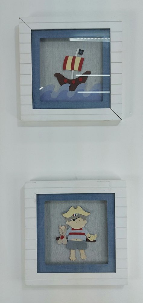 Conjunto - Quadros - Marinheiro