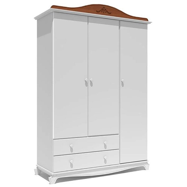 Guarda Roupa 3 Portas - Nantes - Mel