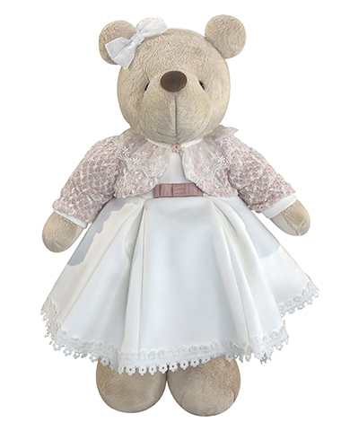 Ursa de Pelúcia - Kikinha - Chanel  - Off White