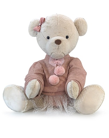 Ursa Pelúcia Pookie Boo Revelação - Rosê