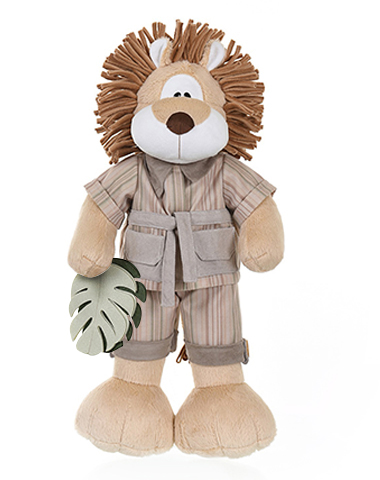 Leão Safári Com Folhas (Safari)