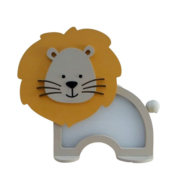 Luminária Infantil Leão - Safari