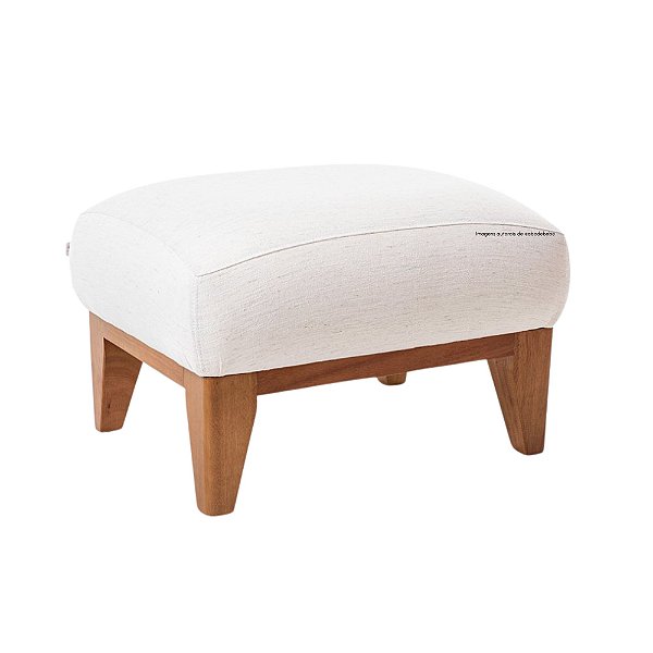 Puff Alfa - Linho Bege - Tecido 100A