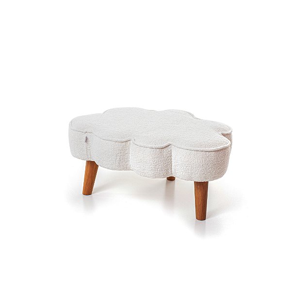 Puff Nuvem - Baixo - Tecido Boucle Speciale 1 - prontaentrega