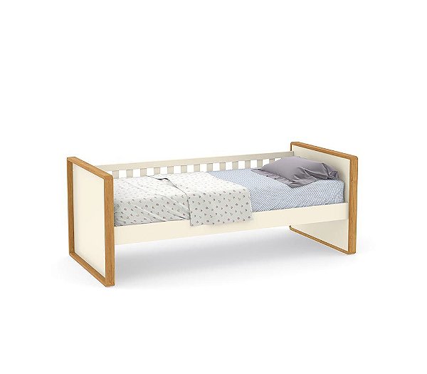 Cama Babá - Tutto New - Off White / Freijó - 51616