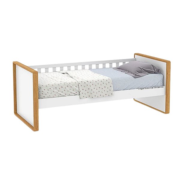 Cama Babá - Tutto New - Branco / Freijó - 51615