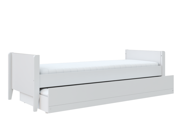 Cama Com Auxiliar - Bo - Branco/Branco