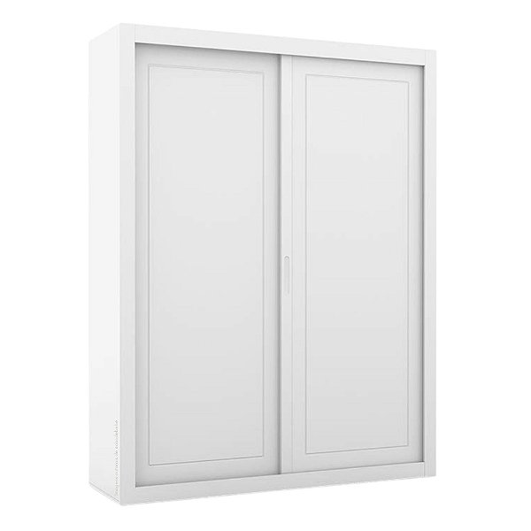 Guarda-Roupa Tutto New - 2 Portas De Correr - Branco Soft - 70350 - prontaentrega