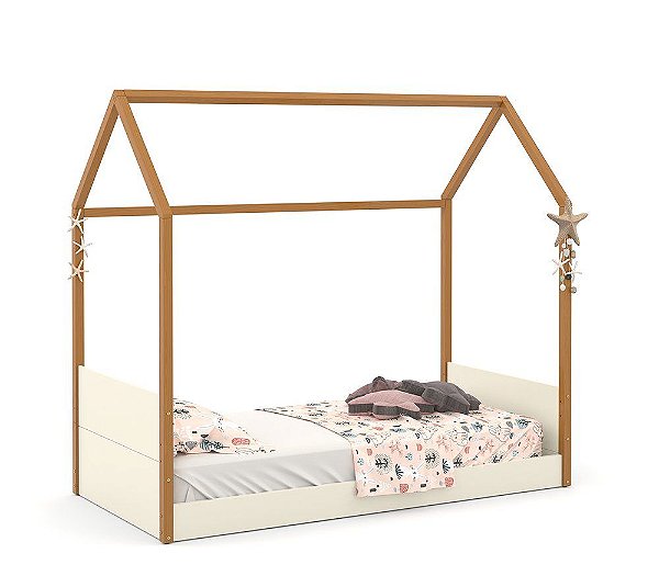 Cama Kids Liv - Off White / Freijó 51583