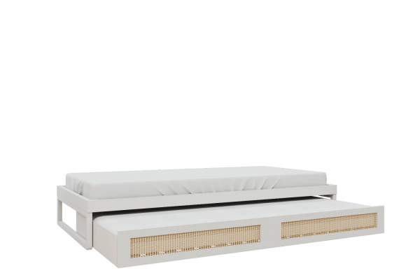 Cama Tupi - Com Auxiliar - Branco