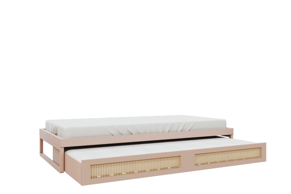 Cama Tupi - Com Auxiliar - Rosa
