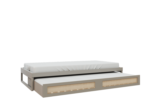 Cama Tupi - Com Auxiliar - Cinza