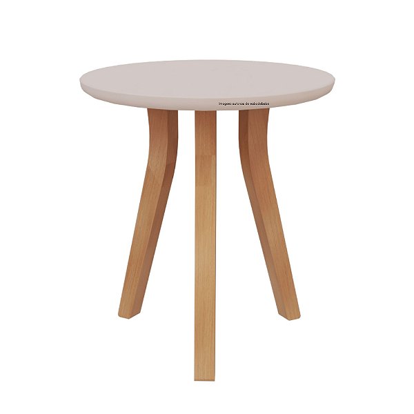 Mesa Lateral De Apoio Bo/Link - Rosa Old / Jequitiba
