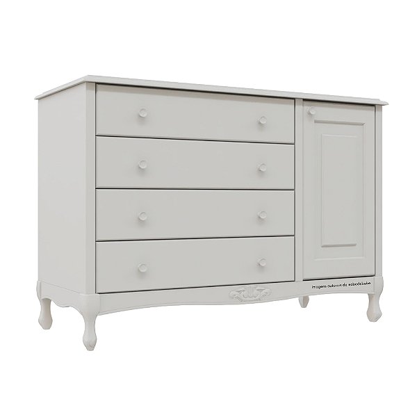 Cômoda Ópera - Com Porta - Branco