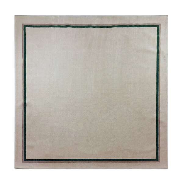 Tapete - Moldura Verde - Quadrado