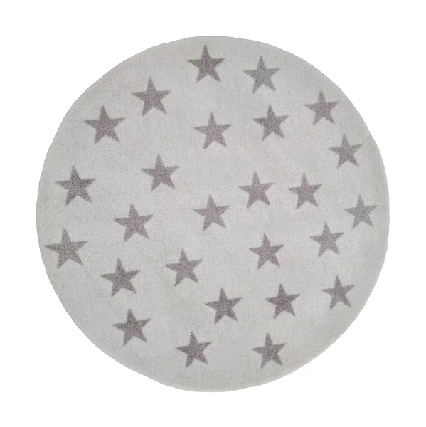 Tapete - Stars Cinza - Redondo