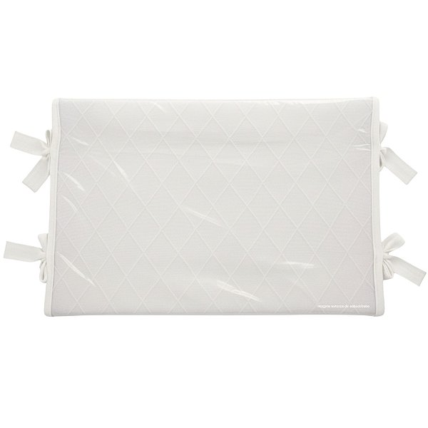 Trocador Reto - Tricot - Off White Natural