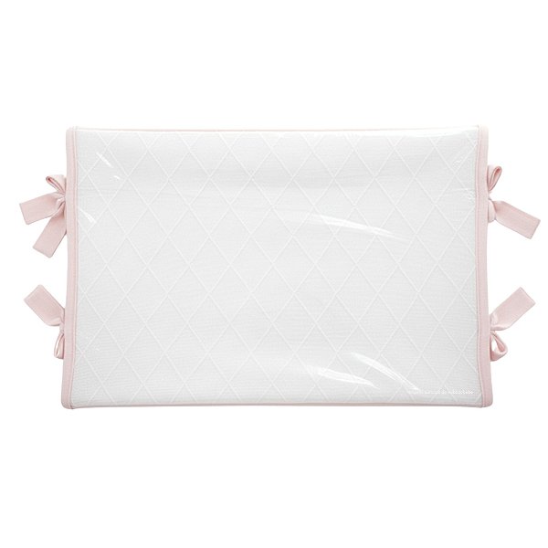 Trocador Reto - Tricot - Rosa Pastel - prontaentrega