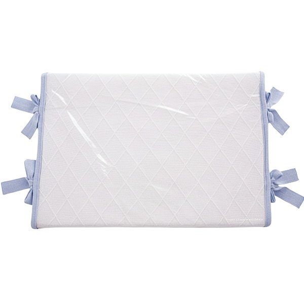 Trocador Reto - Tricot - Azul Blue Sky - prontaentrega