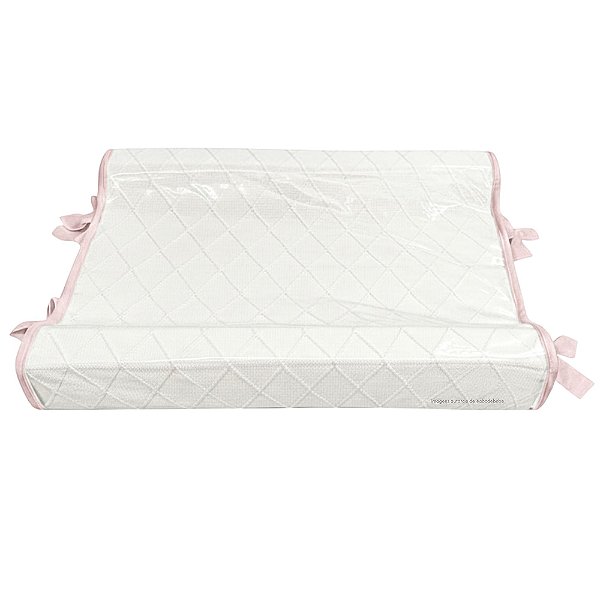 Trocador Anatômico - Tricot - Rosa Pastel