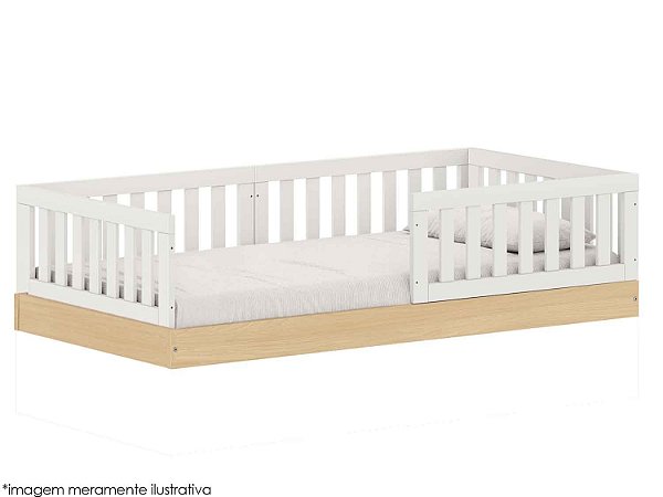 Cama Arcos Play - 5 Laterais - Carvalho Malva