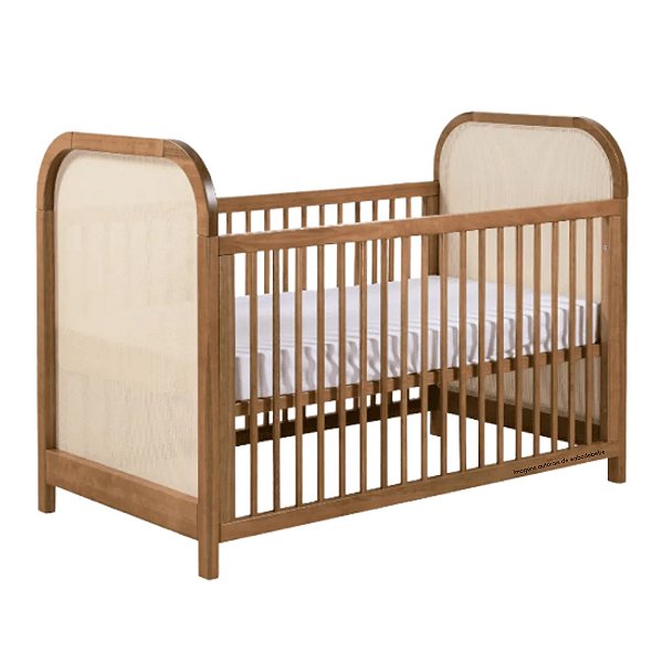 Berço Trama - Jequitibá Com Palha Natural