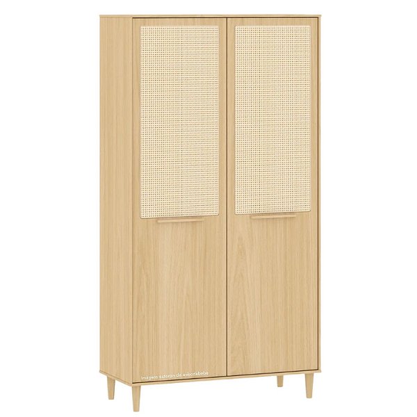 Guarda-Roupa Paglia - 2 Portas - Carvalho Malva