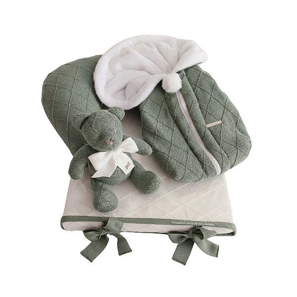 Kit Primeiros Momentos - 4 Peças - Verde M. Plantação