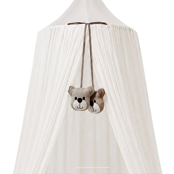 Dossel Tenda Mosquiteiro - Off White - Ursos