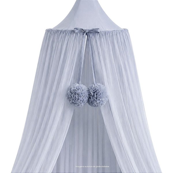 Dossel Tenda Mosquiteiro - Azul Bebê Claro