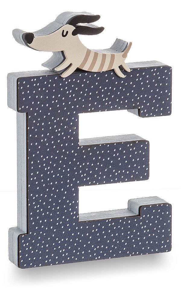 Enfeite / Adorno Letra Inicial Decorativa - Au Au - 109100 - Personalizado