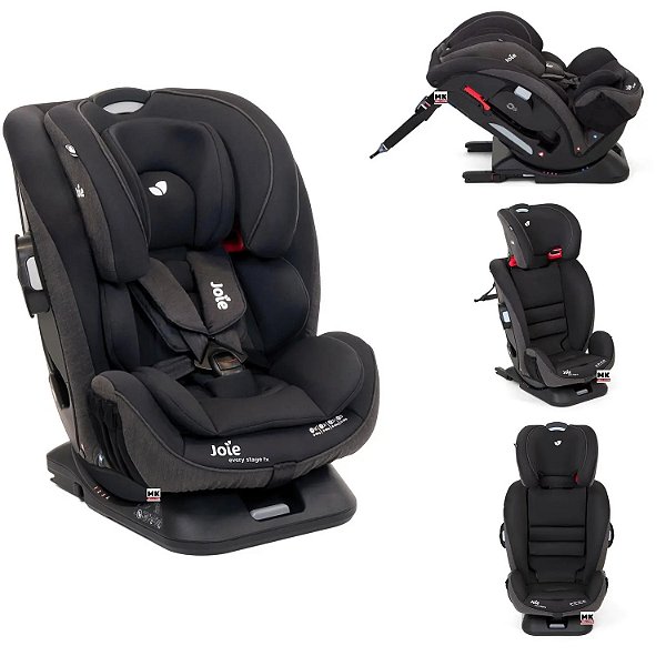Cadeira de Carro Infantil - 0 a 36kg Every Stage - Preto Coal - Joie - prontaentrega