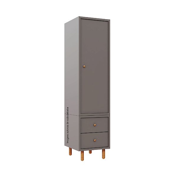 Armário Modular 1 Porta -  Pés Joy - Fendi