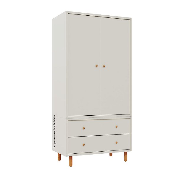Armário Modular 2 Portas -  Pés Joy - Areia
