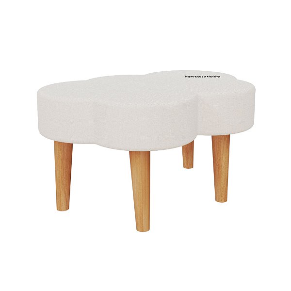 Puff Nuvem - Boucle Creme