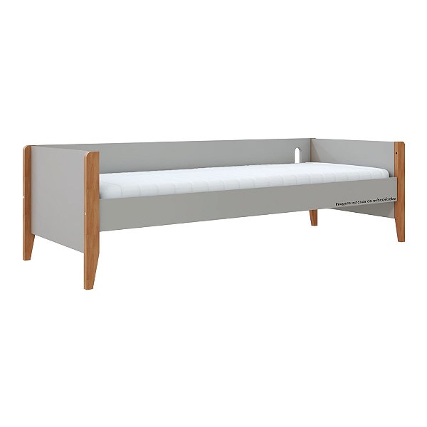 Cama Sofá - Bo - Cinza/Jequitiba