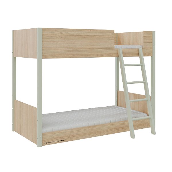 Beliche AçaÍ - Tropicando - Carvalho/Verde Old