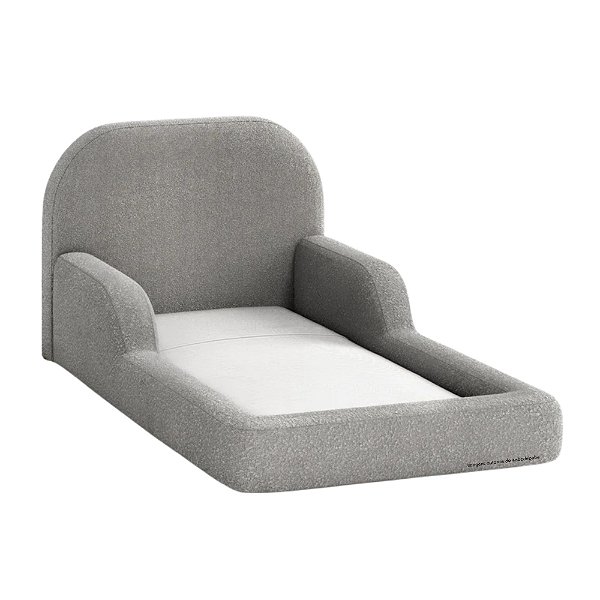 Cama Montessoriana - Solteiro - Cinza