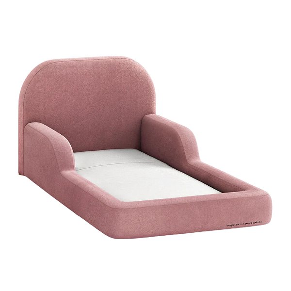 Cama Montessoriana - Solteiro - Rosa