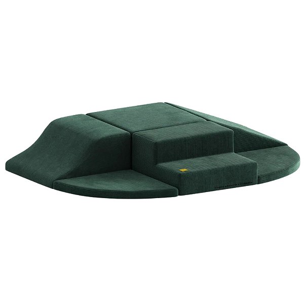 Play Baby - 6 Módulos - Cotelê - Verde